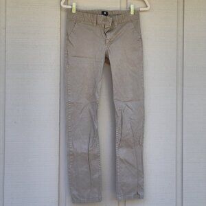 DC Shoe Co Slim Khakis Youth Size 28 Great Condition